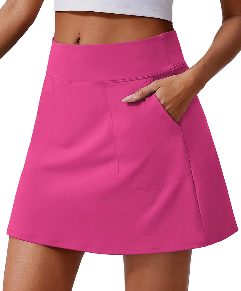 High Waisted UPF 50  Tennis Pickleball Skorts