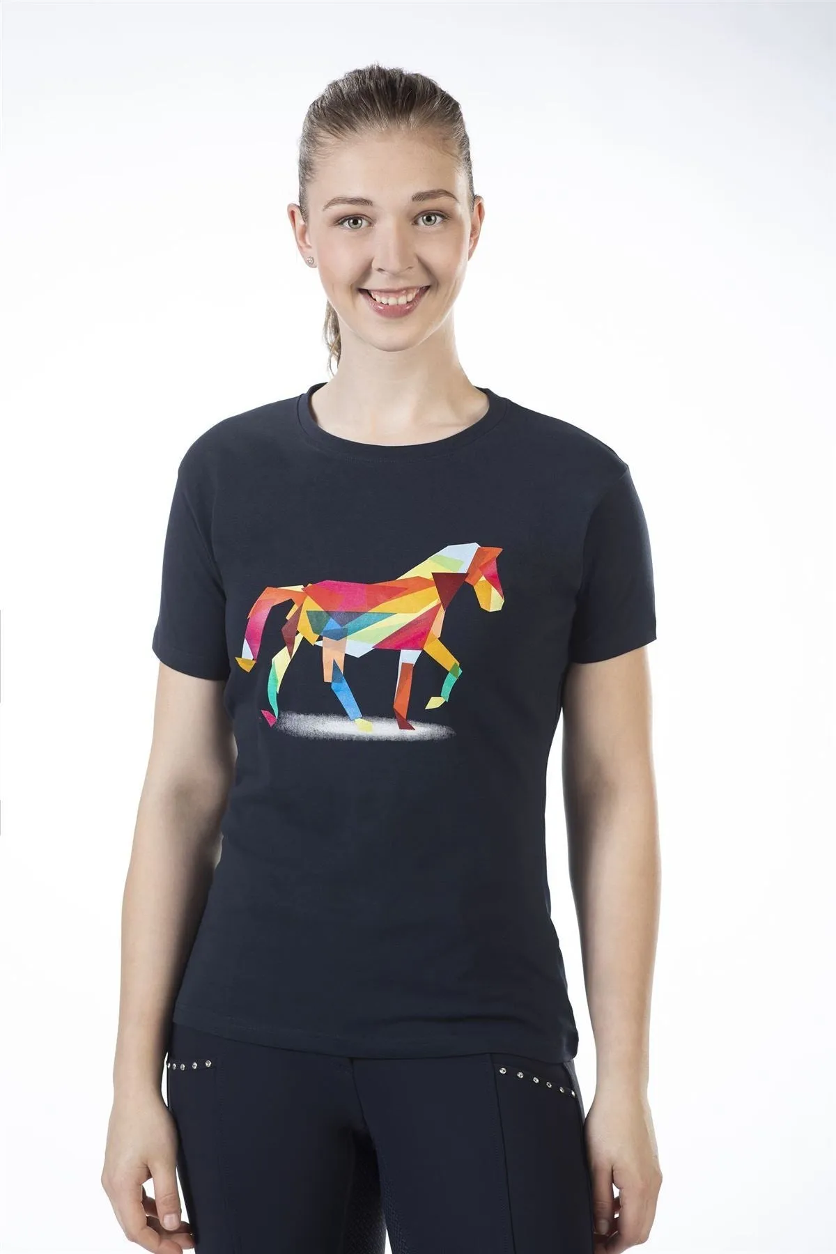 HKM Tshirt Colourful Horse