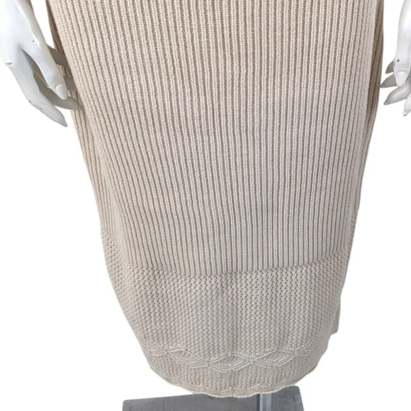 House of Harlow 1960 Sweater Set Crop Top Pencil Skirt NEW Womens Large Ivory