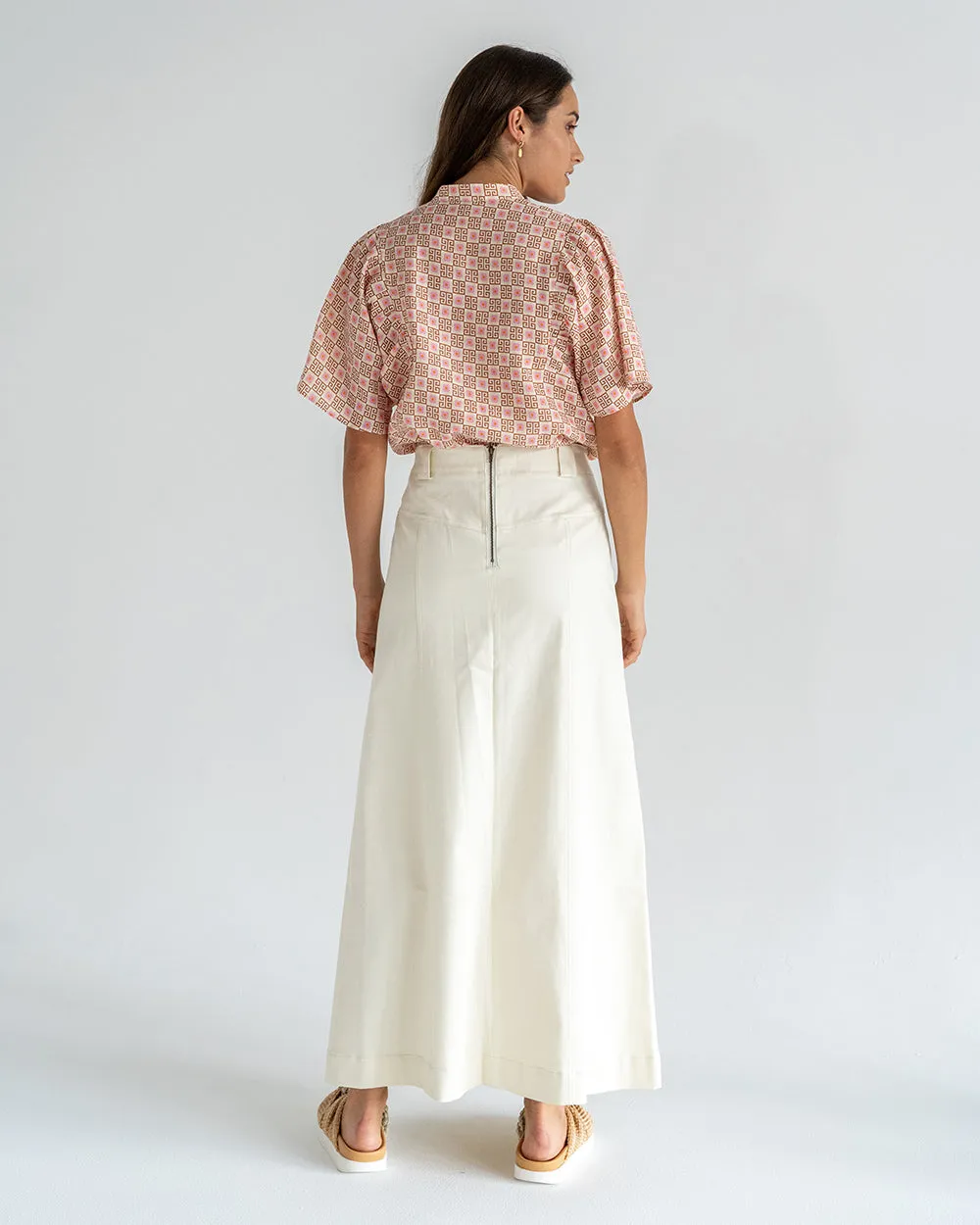 Hudson Maxi Skirt - Vanilla