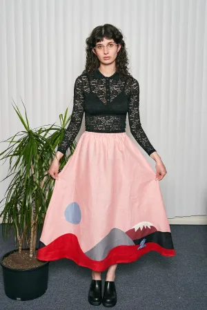 I Want to Lay With You On A Mountain Skirt Linen