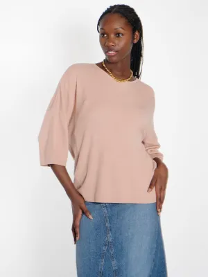 Idunn Knitted Top - Dark Nude