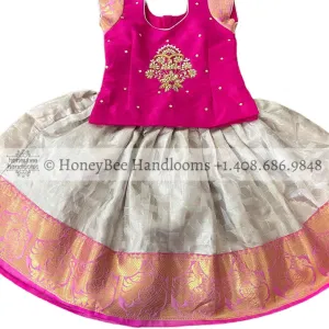 Indian Kids Pavada | New Born Pattu Langa | New Born Girl Pavada | New Born Baby Girl Dress | Indian Kids Girl Dress | Indian girls Dress |