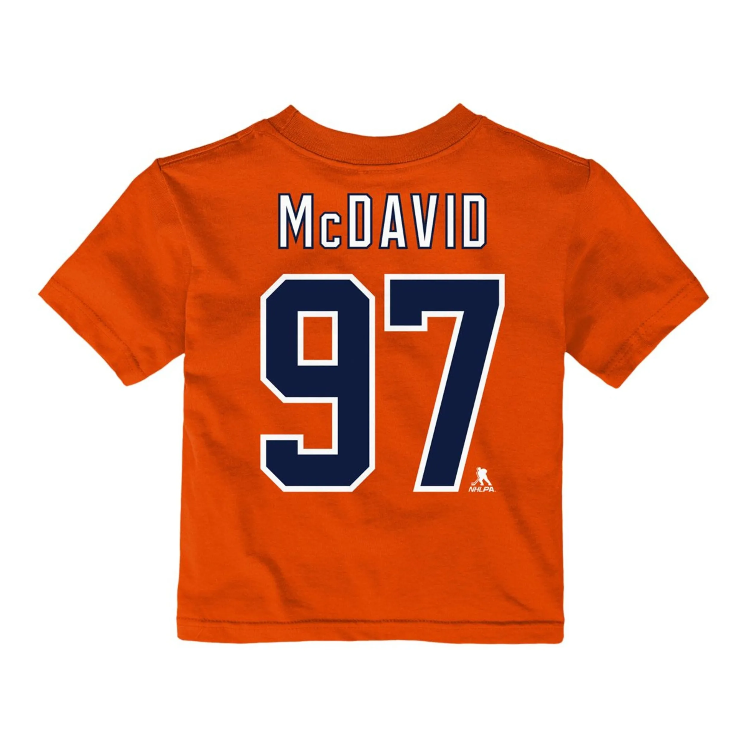 Infant Pro Name & Number Tee- Edmonton Oilers Connor McDavid