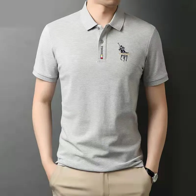 INSTOCK- Men's short-sleeved embroidered POLO T-shirt