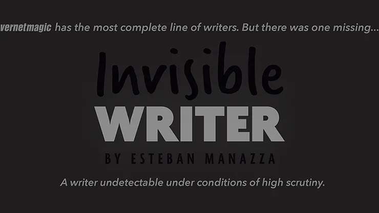 Invisible Writer (Grease Lead) by Vernet