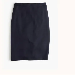 J. Crew  Suoer 120s Black Knee-Length Pencil Skirt for Work Size 10