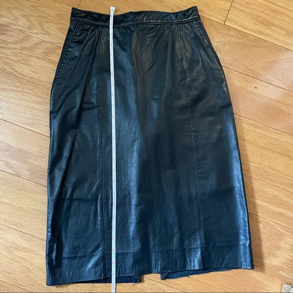 J. Percy for Marvin Richards Leather Skirt 8 (4)