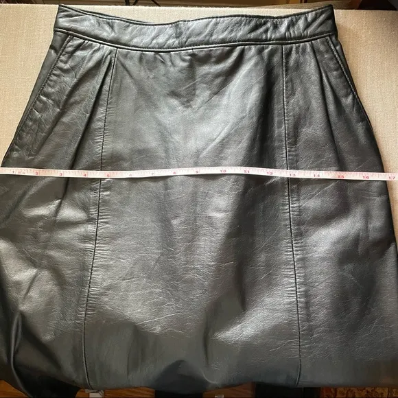 J. Percy for Marvin Richards Leather Skirt 8 (4)