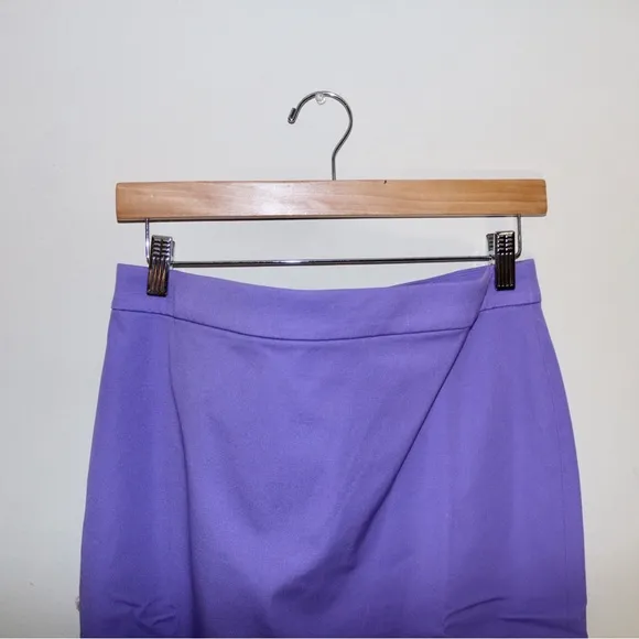 J.Crew No. 2 Pencil® Skirt in Bi-stretch Cotton in Violet Bouquet (Purple)