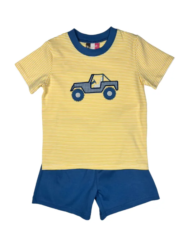 Jeep Applique Short Set
