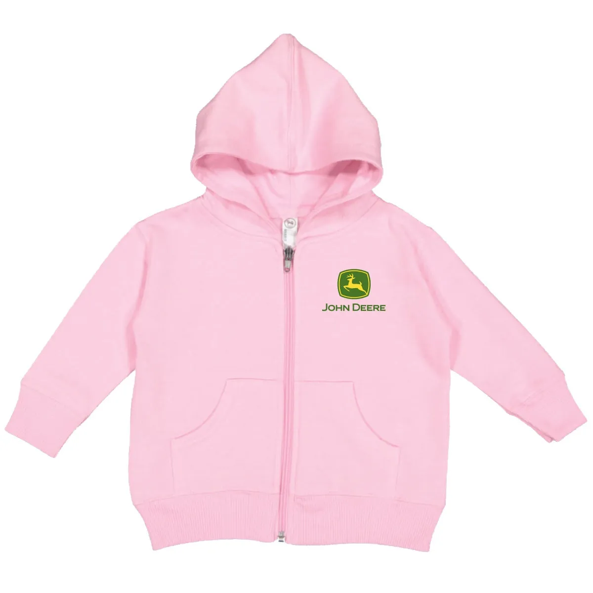 John Deere Toddler Pink Zip Hoodie