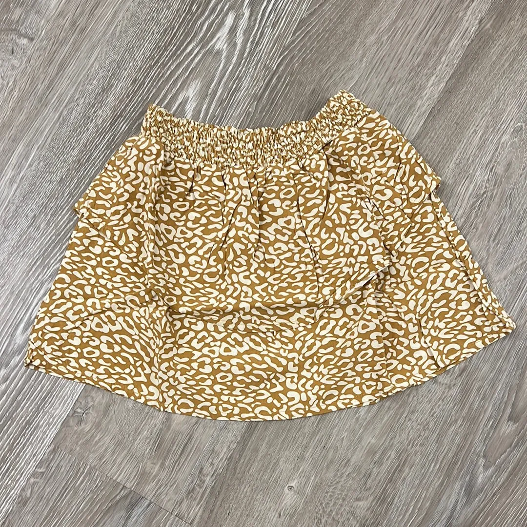 Joyous & Free Dijon Leopard Clementine Skirt