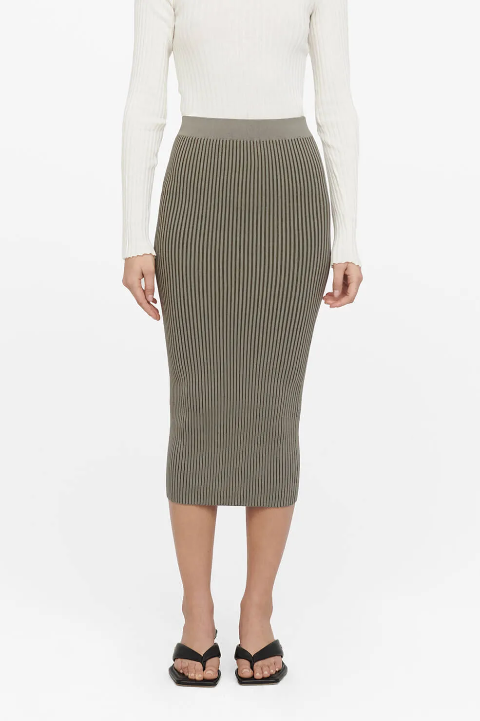Julian Skirt - Khaki / Olive