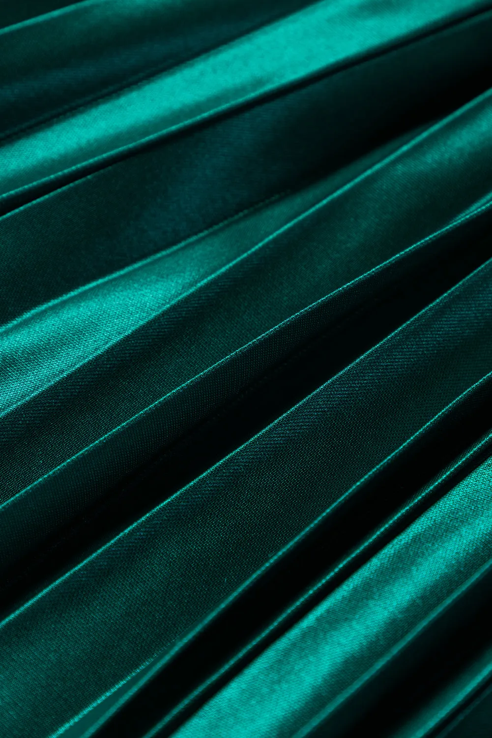 KaleaBoutique Satin Elastic Waist Pleated Maxi Skirt