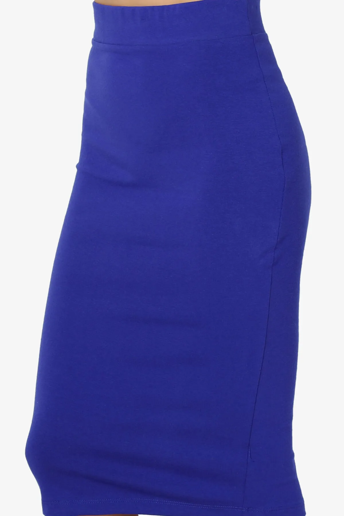 Karan Cotton Midi Pencil Skirt PLUS