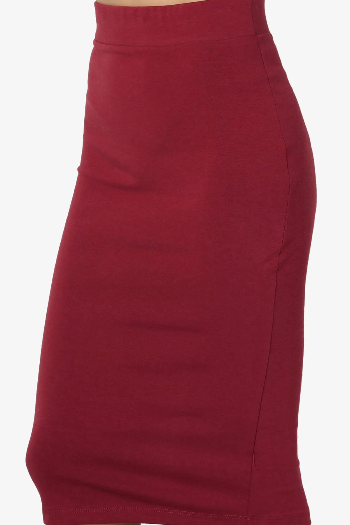 Karan Cotton Midi Pencil Skirt PLUS