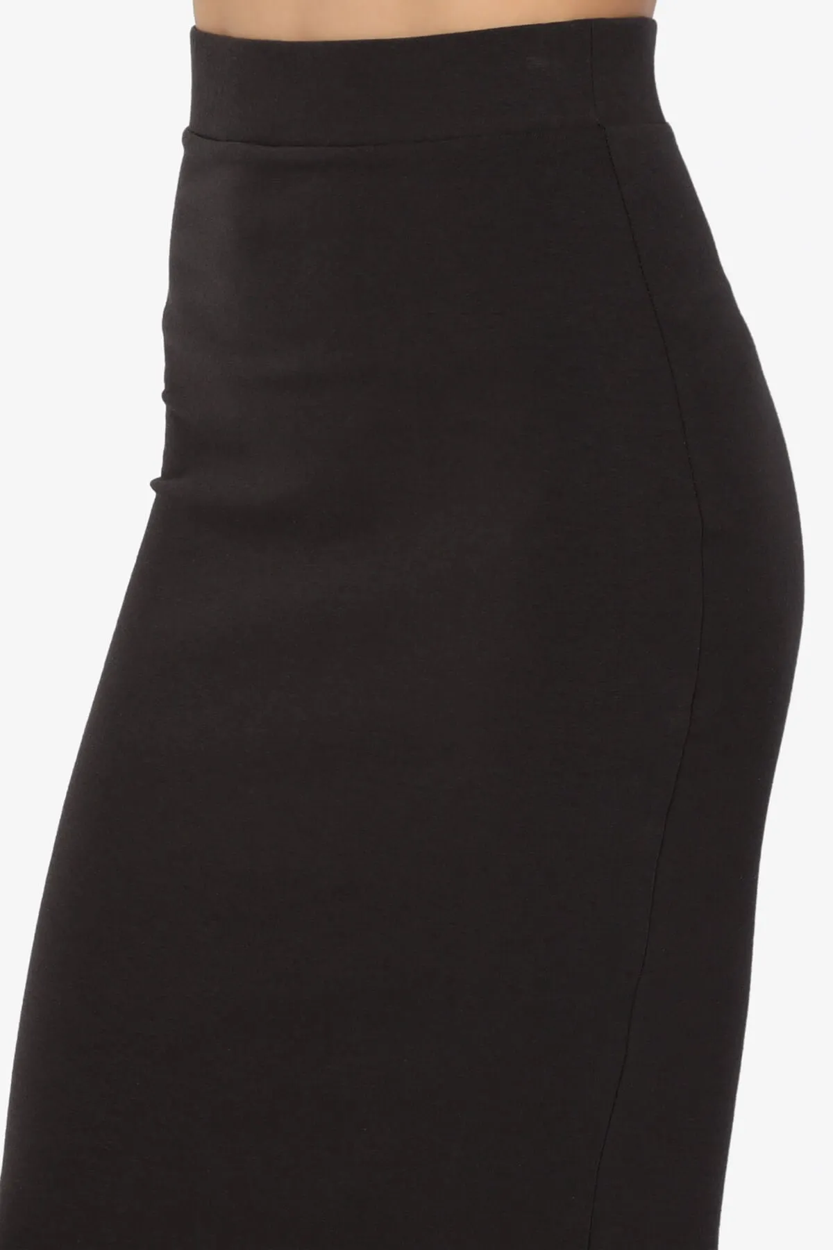 Karan Cotton Midi Pencil Skirt PLUS