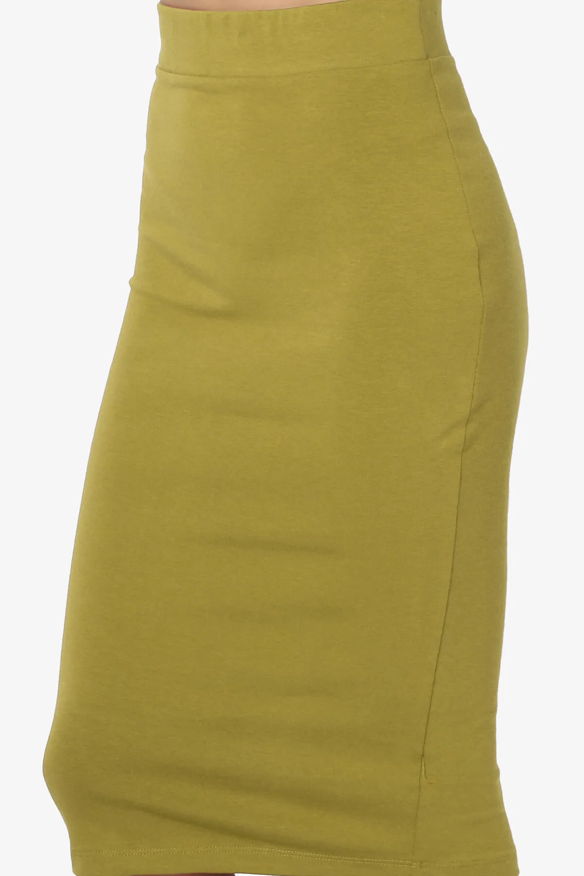 Karan Cotton Midi Pencil Skirt PLUS