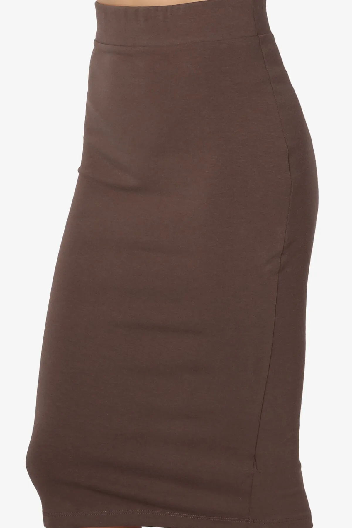 Karan Cotton Midi Pencil Skirt PLUS