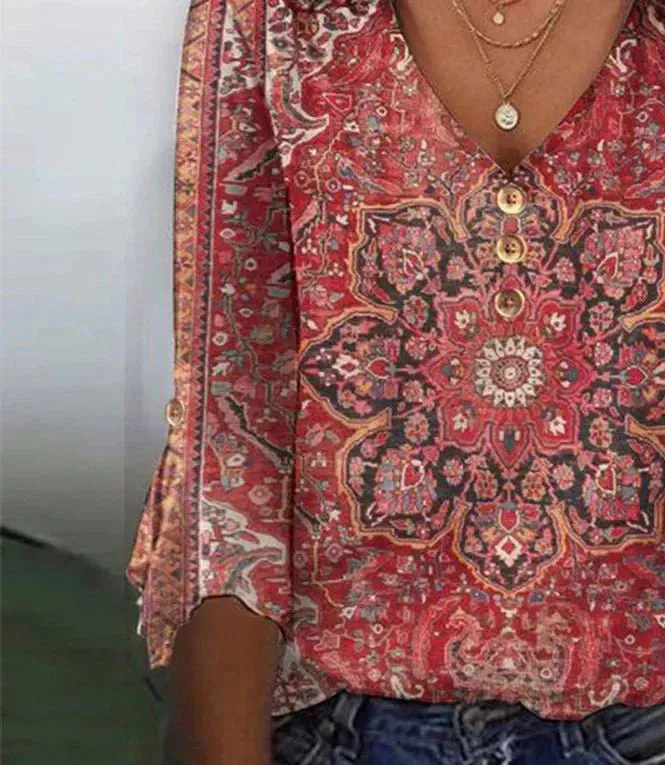 Karina Vintage Boho Top