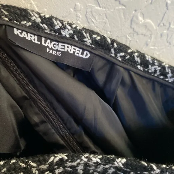 Karl Lagerfeld Paris Tweed Pencil Skirt