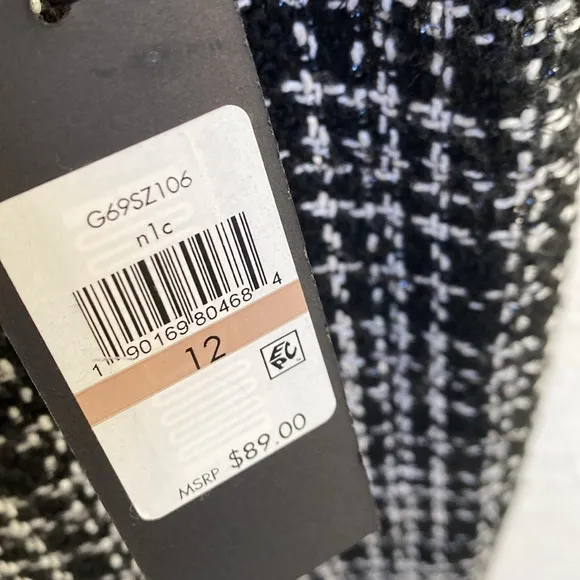 Karl Lagerfeld Paris Tweed Pencil Skirt