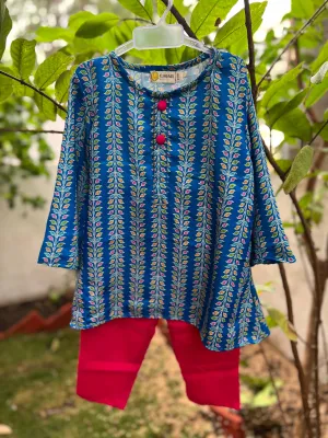 Kashmiri Girl Set - Aasmani - Preorder