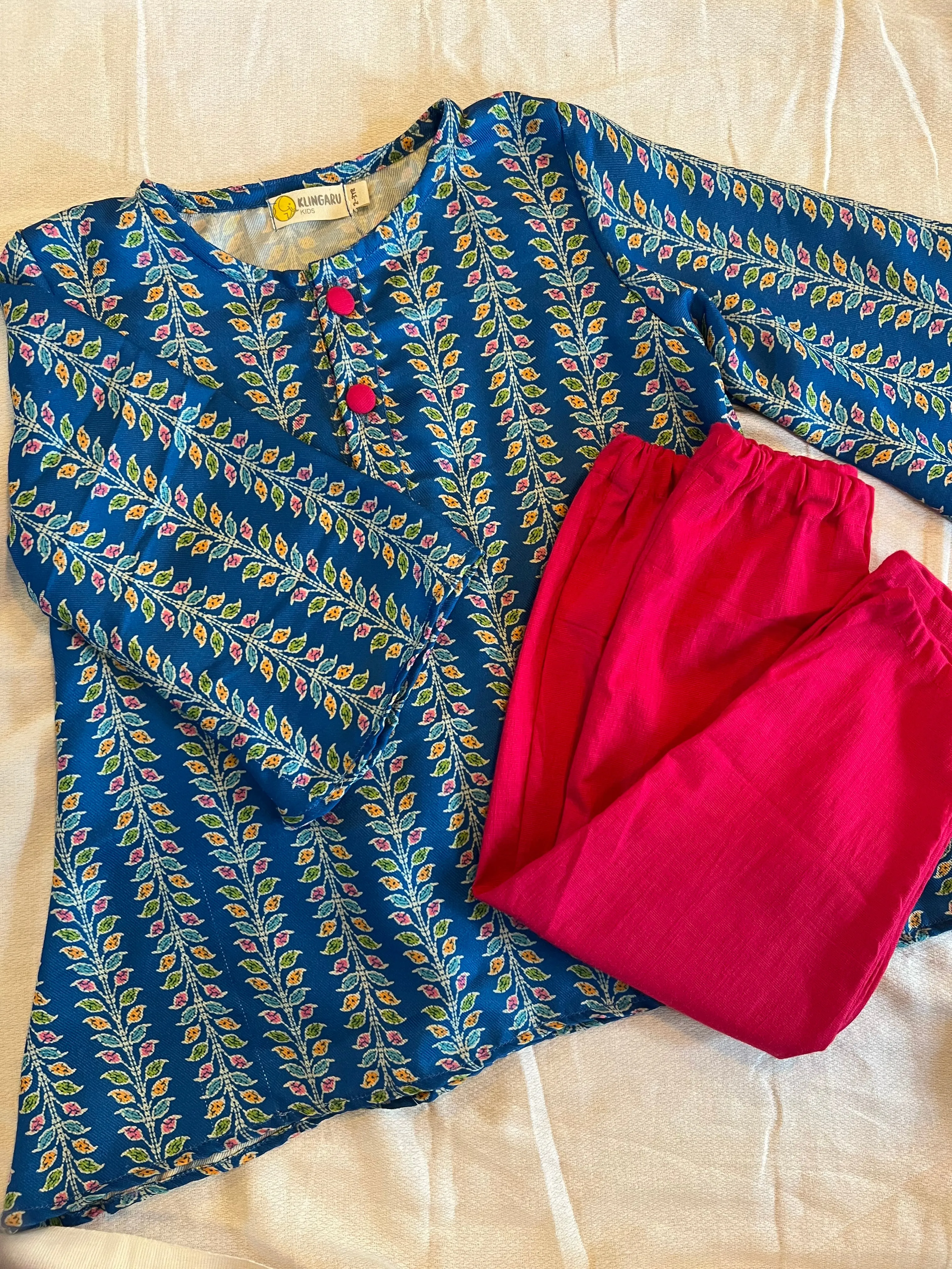 Kashmiri Girl Set - Aasmani - Preorder