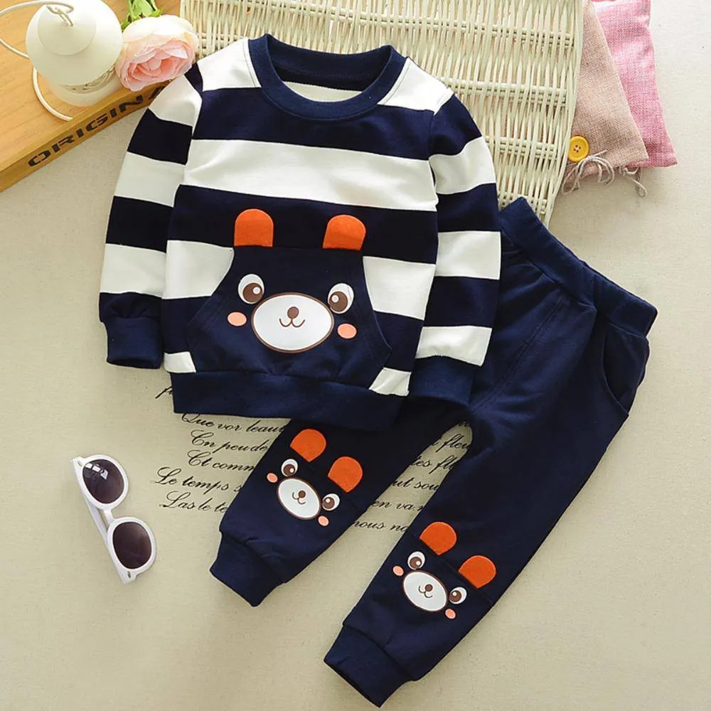 Kids Boys Bear Clothing Outfit