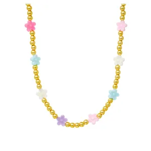 Kids Daisy Bead Necklace
