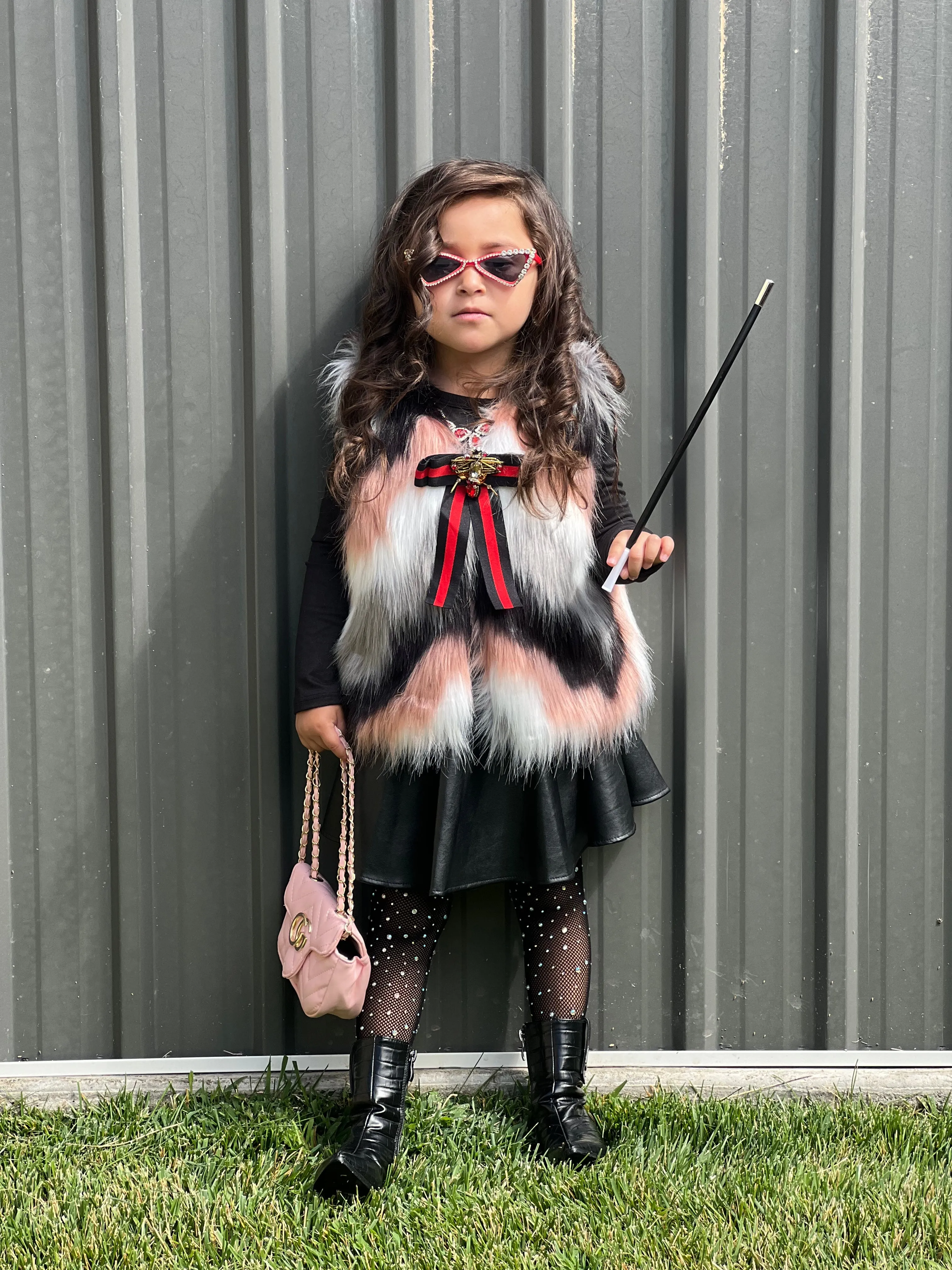 Kids Faux Fur Vests