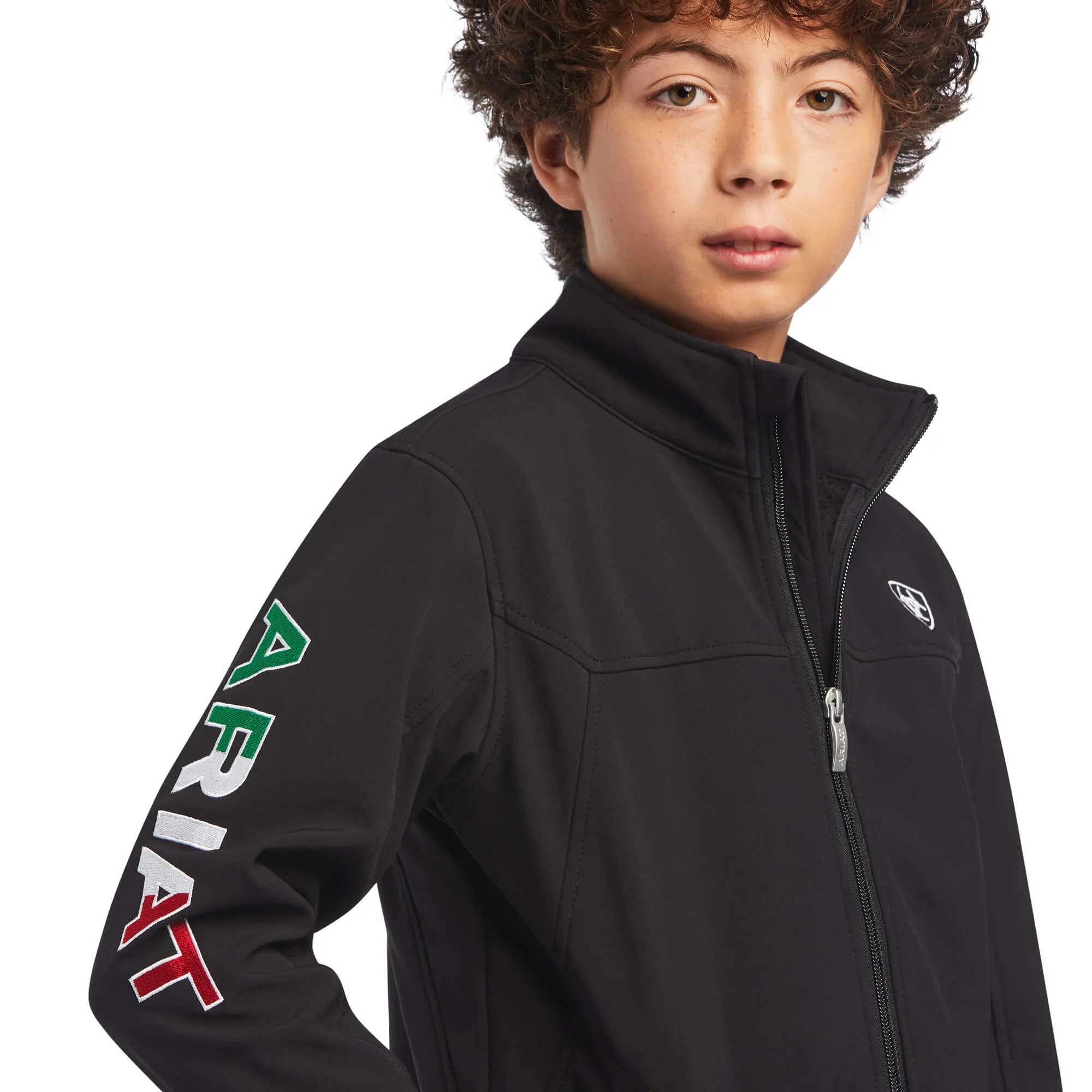 Kid's New Team Softshell Black MEXICO Jacket