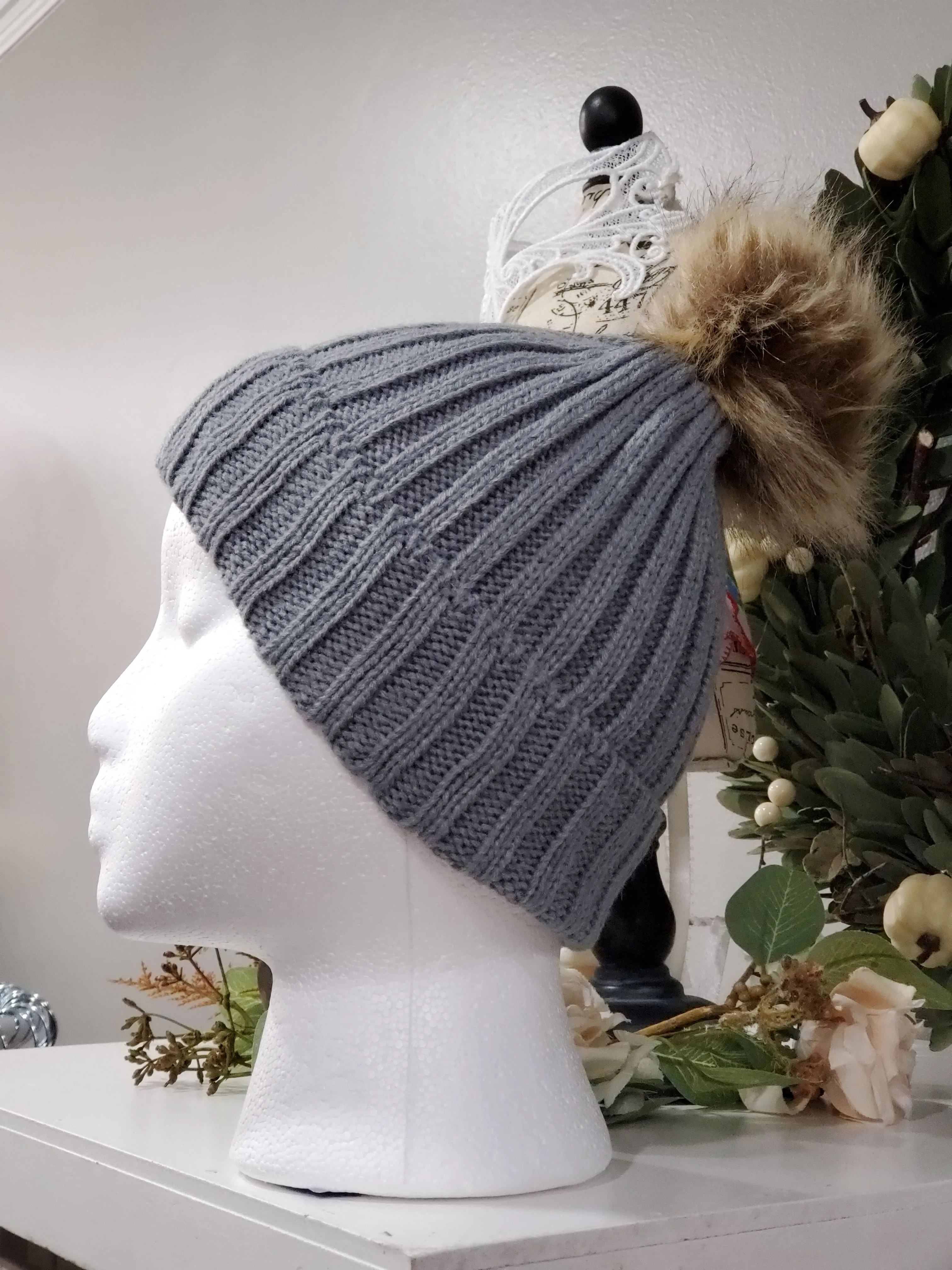 Kids Pom Beanie