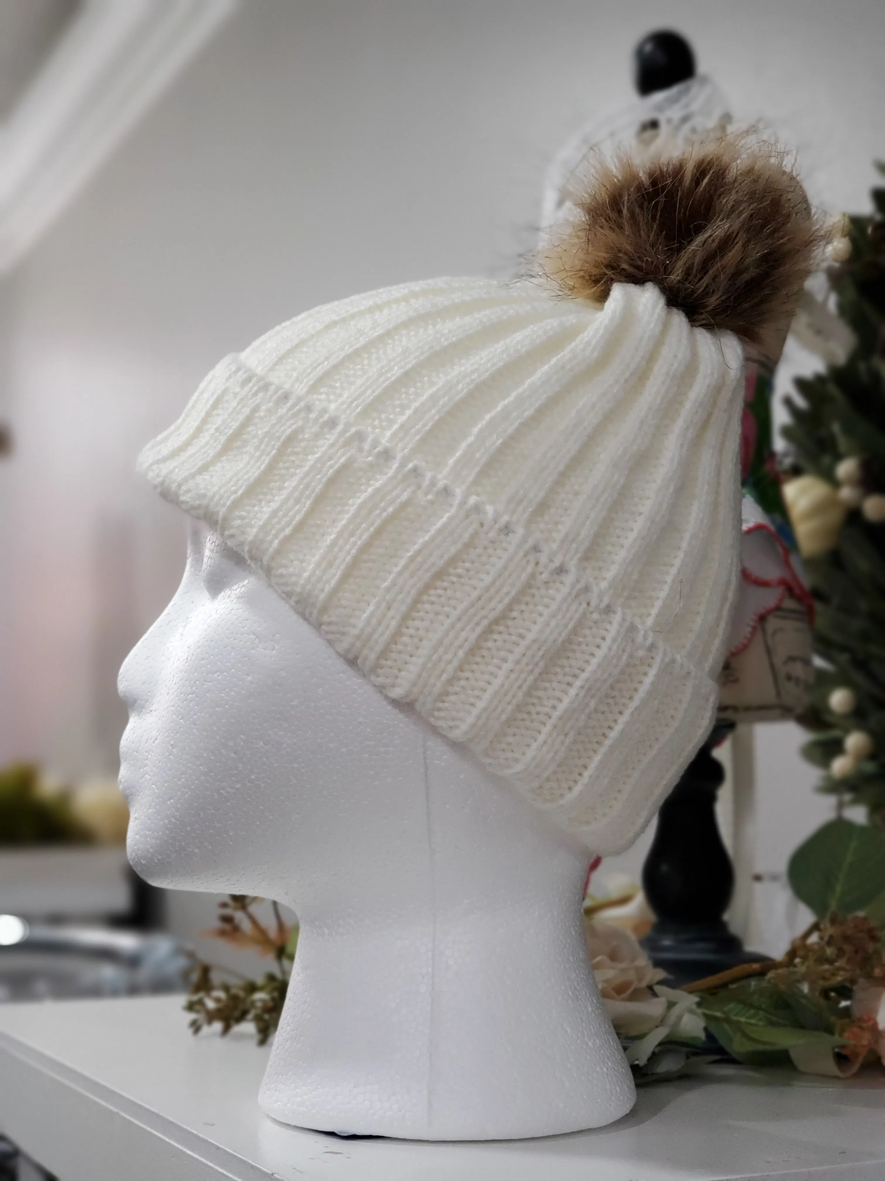 Kids Pom Beanie