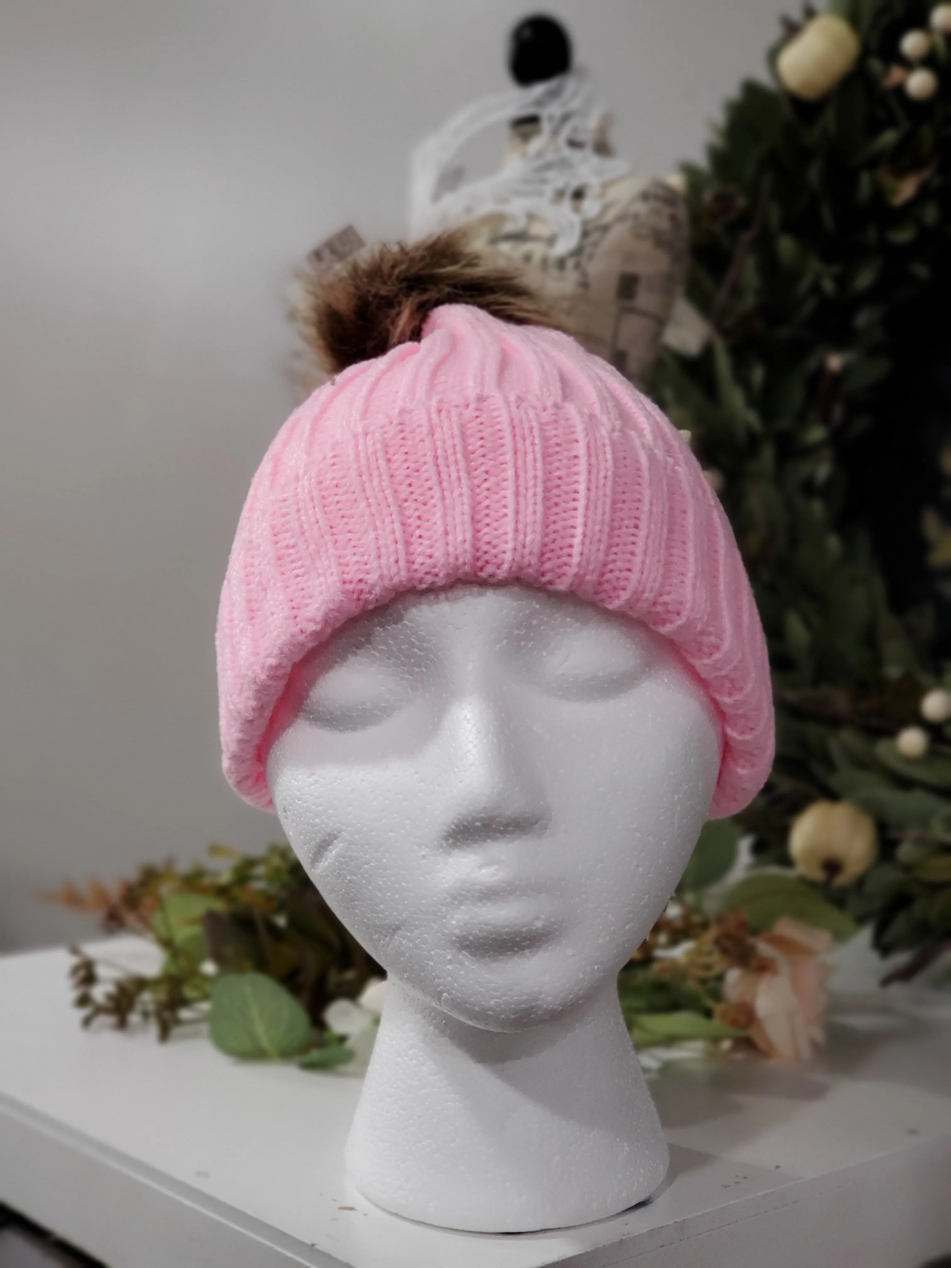 Kids Pom Beanie