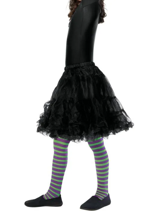 Kids Striped Halloween Tights