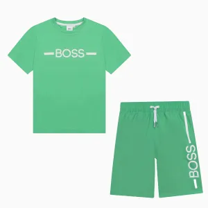 Kid's Surfer T Shirt And Shorts Outfit