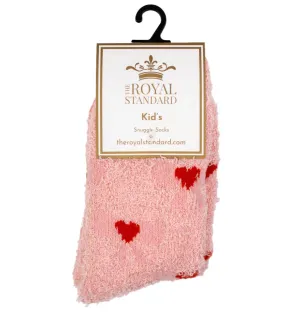 Kid's Tickled Pink Fuzzy Socks