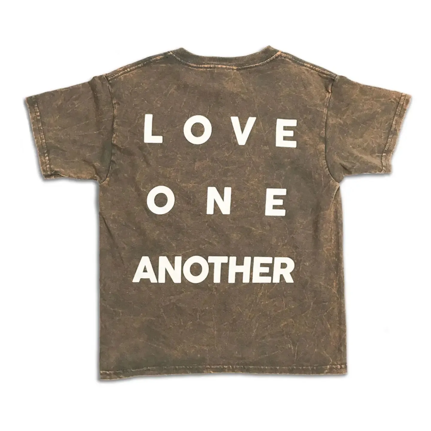 Kid's Vintage Charcoal/Brown Grey Love T-Shirt