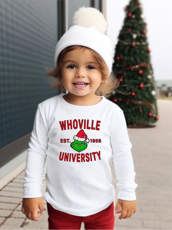 Kid's Whoville University Toddler Graphic T-shirt