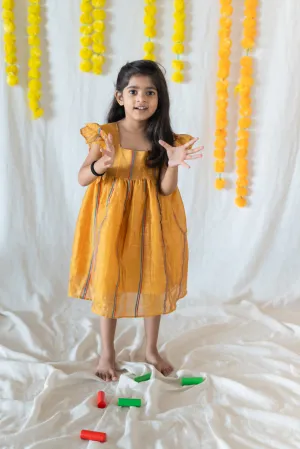Klingaru Frock - Haldi Yellow