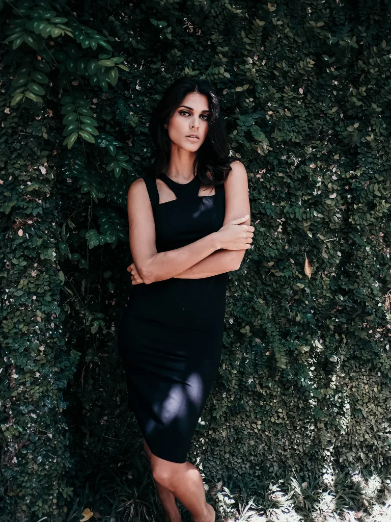 Knee High Pencil Skirt with Slit
