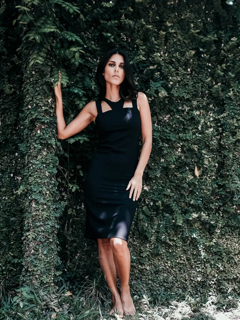 Knee High Pencil Skirt with Slit