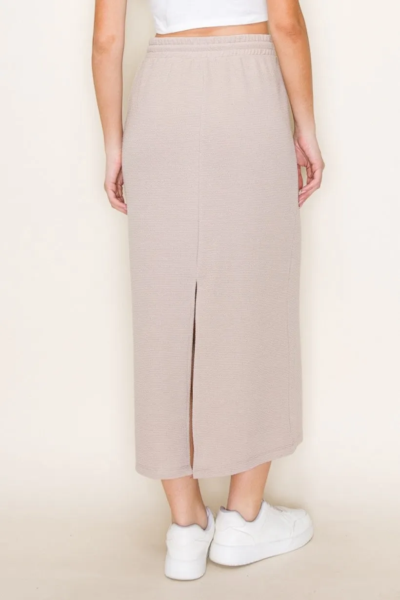 Knit Maxi Skirt