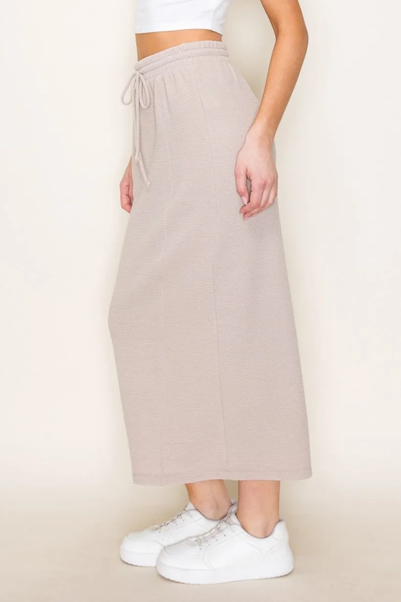 Knit Maxi Skirt