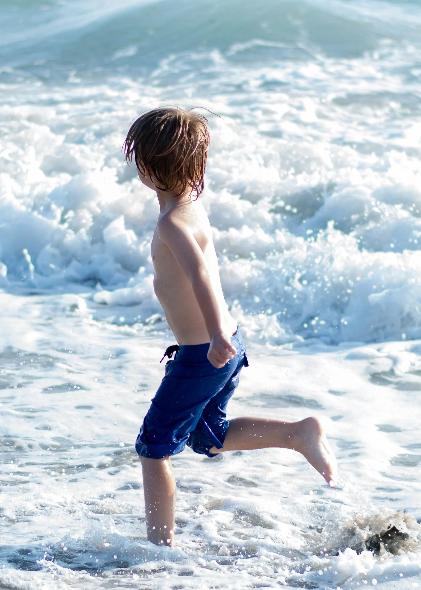 Knuckleheads Blue Swim Trunks Baby Boy Kids Grey Blue Shorts