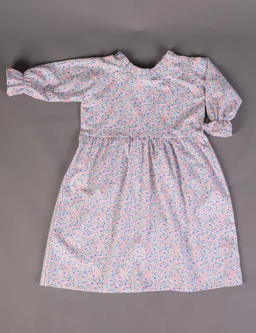 KOS-13-Multi - Kids Cotton Stitched Frock