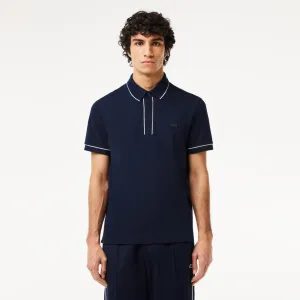 Lacoste Men's Smart Paris Stretch Cotton Contrast Trim Polo