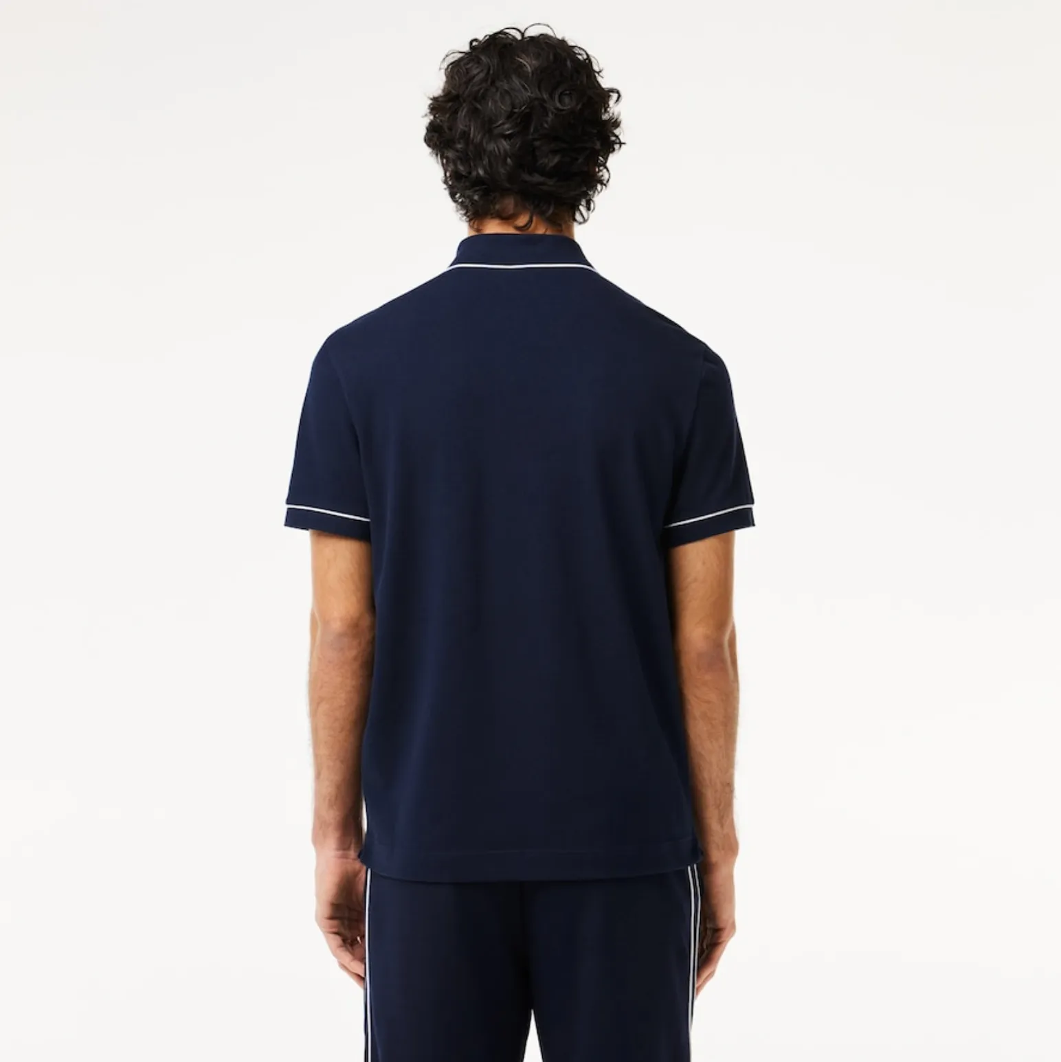 Lacoste Men's Smart Paris Stretch Cotton Contrast Trim Polo